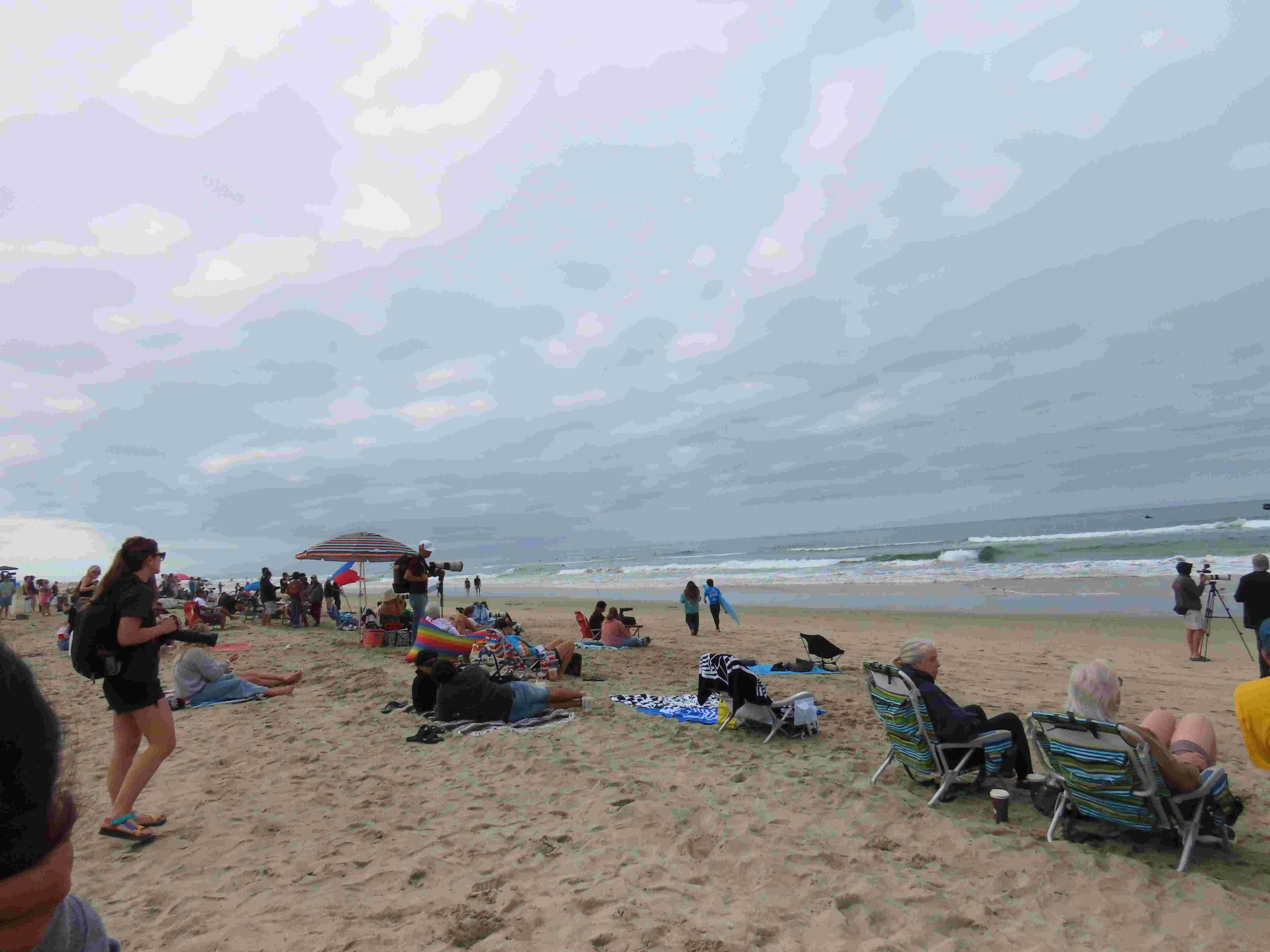 USオープン初日多くの観客